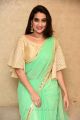 Actress Manjusha New Saree Stills @ Suvarna Sundari Trailer Launch
