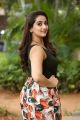 Anchor Manjusha Photos in Black T-Shirt & Floral Wide-Leg 3/4th Pants