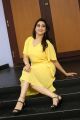 Telugu TV Anchor Manjusha Pics in Yellow Frock