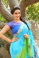 Anchor Manjusha Saree Pics @ Nagarjuna-RGV Film Muhurat