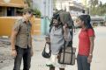 Kanja Karuppu, Jesse Fox Allen, Chandra Louisa in Mannar Valaikuda Tamil Movie Stills