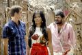 Kanja Karuppu, Jesse Fox Allen, Chandra Louisa in Mannar Valaikuda Tamil Movie Stills