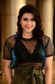 Actress Mannara Chopra in Hot Black Dress Pics @ Hi Life Exhibition