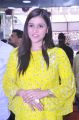 Actress Mannara Chopra Yellow Dress Pics @ Samsung S8 Smart Mobile Launch