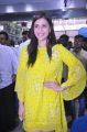 Actress Mannara Chopra in Yellow Dress Pics @ Samsung S8 Mobile Launch