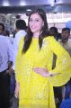 Actress Mannara Chopra in Yellow Dress Pics @ Samsung S8 Mobile Launch