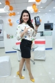 Actress Mannara Chopra launches Xiaomi Mi 10i Smartphone at Cellbay Gachibowli Store Photos