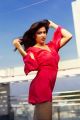 Actress Mannara Chopra Red Dress Hot Photoshoot Pictures