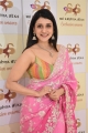 Actress Mannara Chopra New Saree Stills @ Sri Krishna Silks Special Wedding Collection Launch