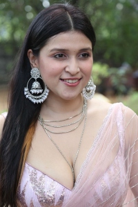 Actress Mannara Chopra Saree Images @ Thiragabadara Saami Teaser Launch