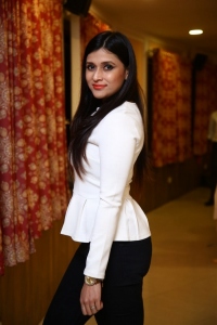 Actress Mannara Chopra New Pics @ Santosham Awards 2021 Curtain Raiser