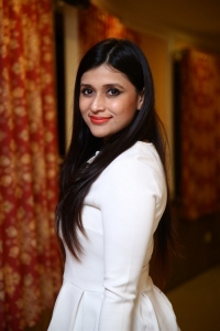 Actress Mannara Chopra Pics @ Santosham Suman TV Awards 2021 Curtain Raiser