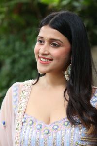 Actress Mannara Chopra New Stills @ Tiragabadara Saami Success Meet