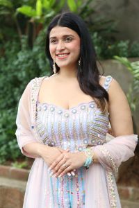 Actress Mannara Chopra New Stills @ Tiragabadara Saami Success Meet