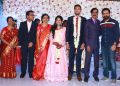 Karthi @ Manobala Son Harish Priya Wedding Reception Stills