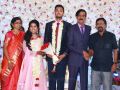 RV Udayakumar @ Manobala Son Harish Priya Wedding Reception Stills