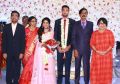 Kovai Sarala @ Manobala Son Harish Priya Wedding Reception Stills