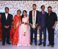 Director P Vasu @ Manobala Son Harish Priya Wedding Reception Stills