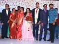 Vikram Prabhu @ Manobala Son Harish Priya Wedding Reception Stills
