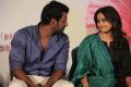 Vishal, Sri Divya @ Marudhu Movie Press Meet Photos