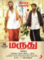 Vishal, Soori in Marudhu Movie Release Posters