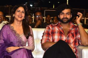 Lavanya Tripathi, Varun Tej @ Matka Movie Pre-Release Event Stills