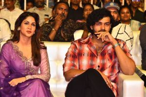 Lavanya Tripathi, Varun Tej @ Matka Movie Pre-Release Event Stills