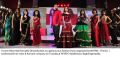 Former Miss India Parvathy Omanakuttan with models at a glamourous fashion show organized by MATRIX