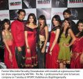 Parvathy Omanakuttan with models at a glamourous fashion show organized by MATRIX