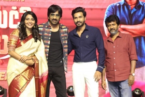 Aishwarya Lekshmi, Raviteja, Vishnu Vishal, Chella Ayyavu @ Matti Kusthi Pre Release Event Stills