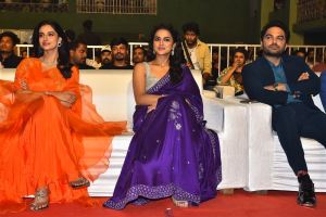 Meenakshi Chaudhary, Shraddha Srinath, Vishwak Sen @ Mechanic Rocky Pre-Release Event Stills