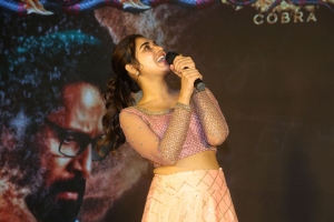 Actress Meenakshi Govindarajan Stills @ Cobra Pre Release