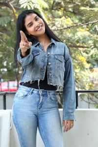 Actress Meenakshi Goswami Pics @ Bharathanatyam Movie Success Meet