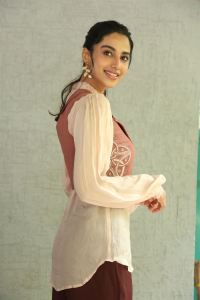 Actress Meenakshi Chaudhary Stills @ Lucky Bhaskar Movie Interview