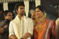 Mega Fans @ Ram Charan, Upasana Reception Stills