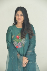 Telugu Actress Megha Akash in Green Salwar Kameez Pics