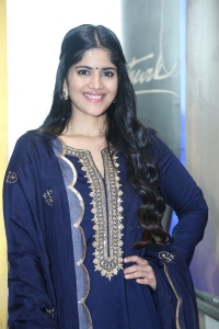 Actress Megha Akash Pics @ Gurthunda Seethakalam Trailer Launch