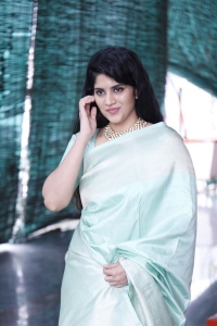 Kanaka Durga Movie Heroine Megha Akash Saree Photos