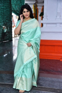 Kanaka Durga Actress Megha Akash Saree Photos