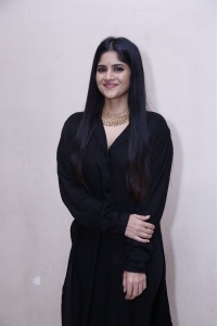 Prema Desam Actress Megha Akash in Black Dress Stills