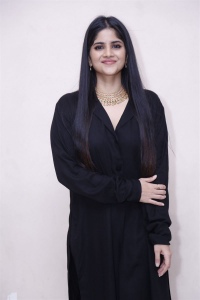 Prema Desam Actress Megha Akash in Black Dress Stills