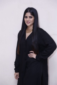 Prema Desam Actress Megha Akash in Black Dress Stills