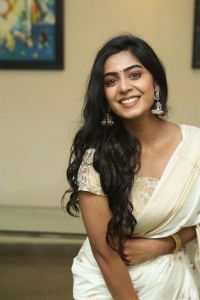 Meghalekha Kacharla Saree Images @ Bootcut Balaraju Pre Release