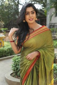 Bootcut Balaraju Movie Actress Meghalekha Kacharla Saree Stills