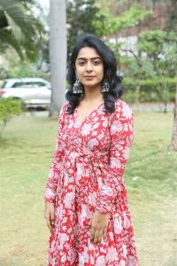 Actress Meghalekha Pictures @ Roti Kapda Romance Press Meet