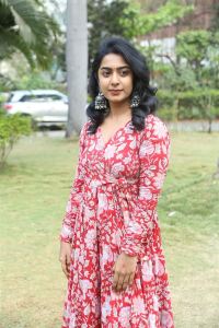 Actress Meghalekha Pictures @ Roti Kapda Romance Press Meet