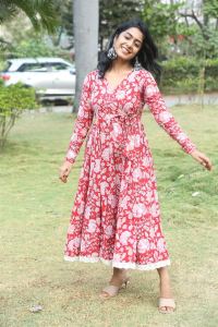 Actress Meghalekha Pictures @ Roti Kapda Romance Press Meet