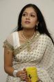 Meghana Raj in White Saree Photoshoot Stills