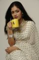 Meghna Sundar Raj in White Saree Photoshoot Stills