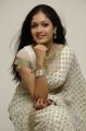 Telugu Actress Meghana Raj White Saree Photoshoot Stills